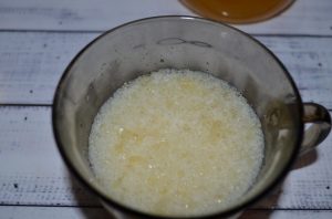 Panacotta with melon