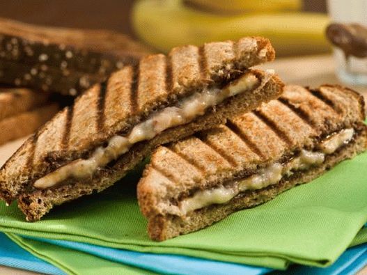 Photo of Banana Panini with Nutella