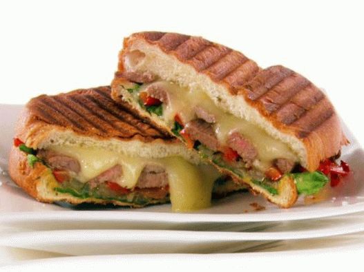 Photo of Panini with Rib Eye Steak