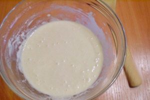 Pancakes in milk