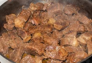 Beef paprikash