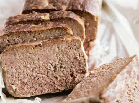 Photo Baked pate in the oven