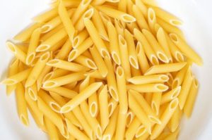 Pasta with stew and rabbit