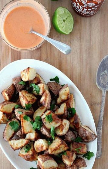 Photo of Patatas Bravas with tomato sauce Aioli