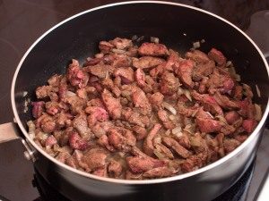 Stroganoff liver