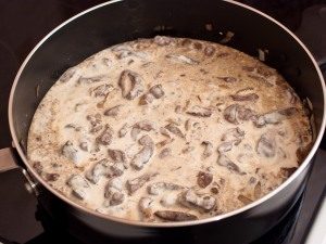 Stroganoff liver