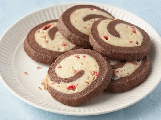 Photo cookies chocolate mint curls