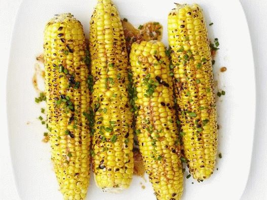 Photo of baked corn on the cob
