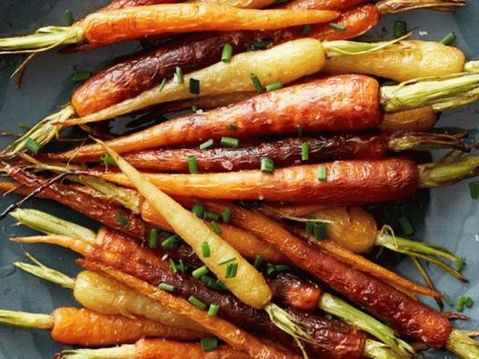 Photo Baked Rainbow Carrots