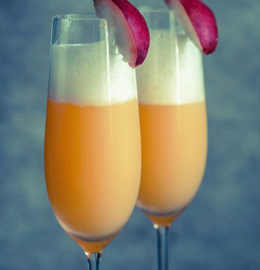 Peach cocktail photo