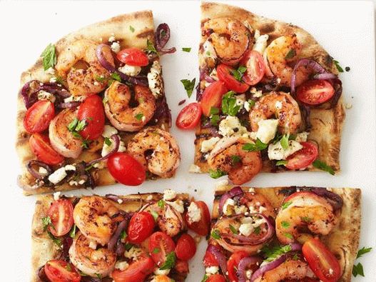 Photo Shrimp Pizza
