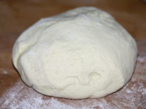 Pide with goat cheese