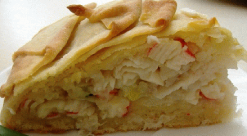 Fish and Rice Pie