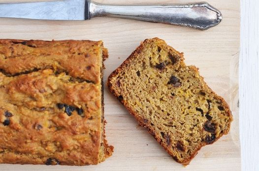 Photo Pie with pumpkin and raisins