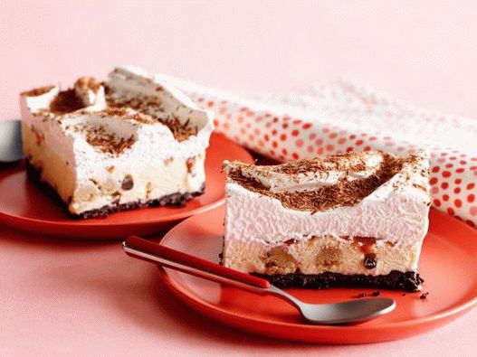 Photo Cookies cakes with ice cream and shortcrust pastry