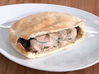 Photo of Pita with Mediterranean meat stuffing