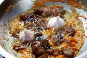 Pilaf with lamb