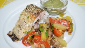 Selection of fish dishes