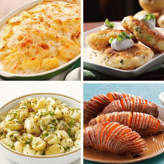 Photo Useful side dishes from potatoes, 14 recipes