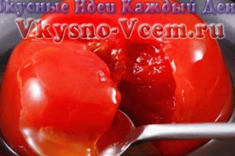 Tomatoes in jelly