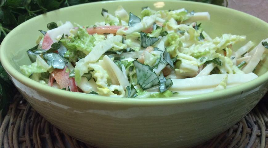 Lenten Salad with Squid