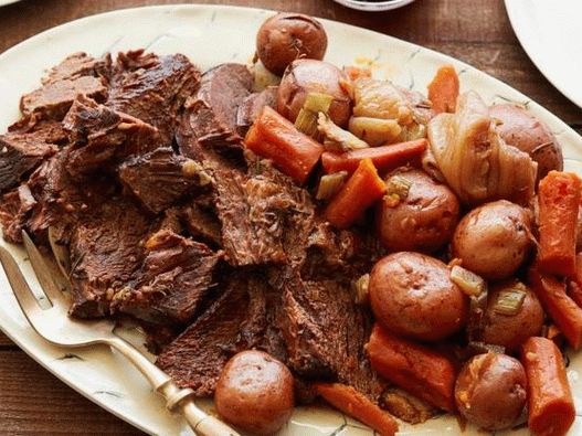 Photo Pot Road in a slow cooker