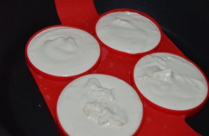 PP fritters on sour cream
