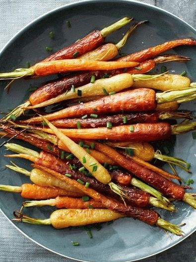 Baked Rainbow Carrots