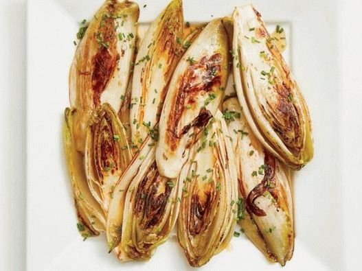 Fried in a pan endive