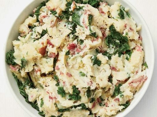 Chopped Potato with Cauliflower Kale
