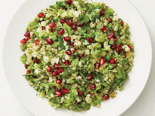 Tabou salad with vegetable rice