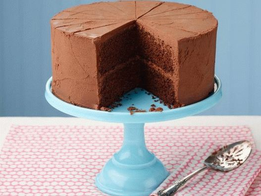 Dish Photography - Chocolate Cake with Mayonnaise