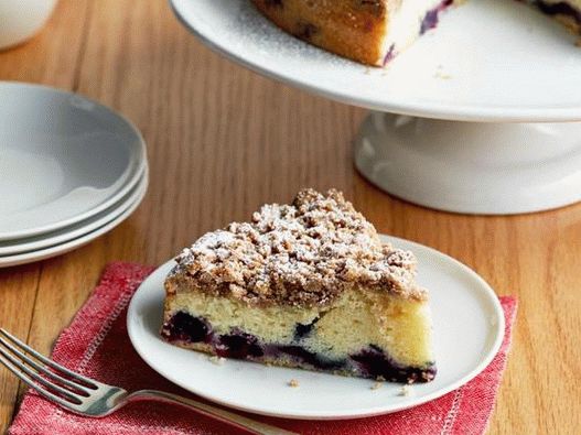 Photo of the dish - Blueberry Pie with Streisel