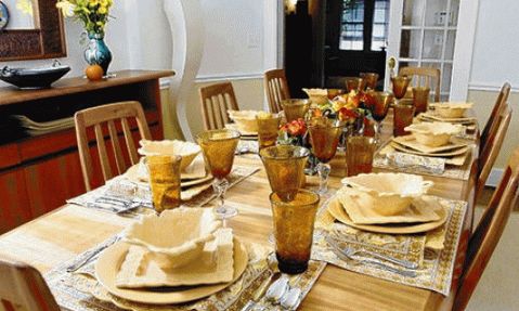 Festive table for Cosmonautics Day