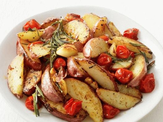 Potato in a rustic way