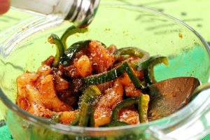Spicy rice with chicken