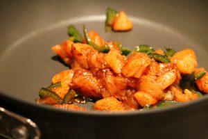 Spicy rice with chicken