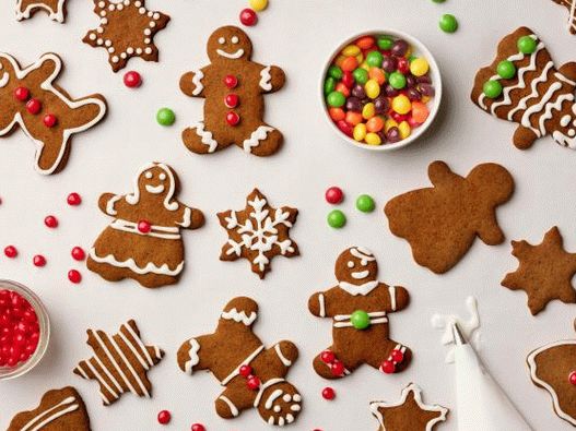 Photo spicy gingerbread cookie