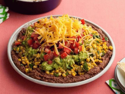 Photo Five-layer Mexican dip