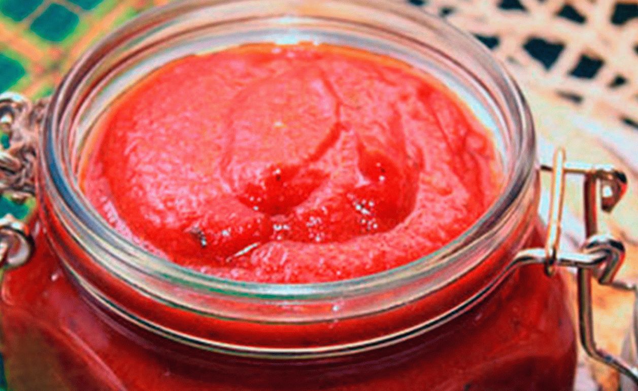 Pepper puree for the winter