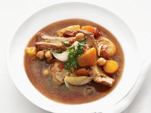 Photo of Moroccan turkey stew in a slow cooker