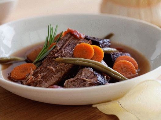 Photo of Ragout with beef marinated in red wine