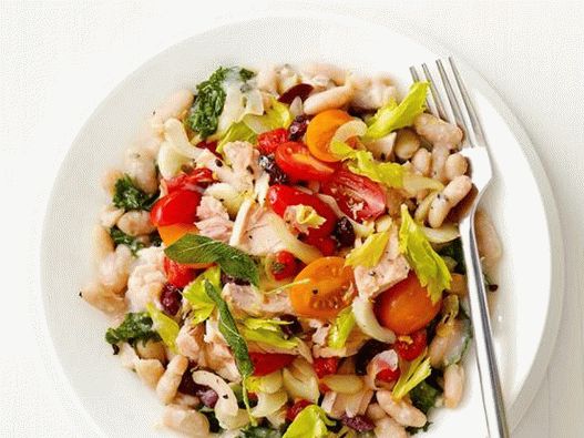 Photo of the dish - Warm Tuscan bean salad with tuna