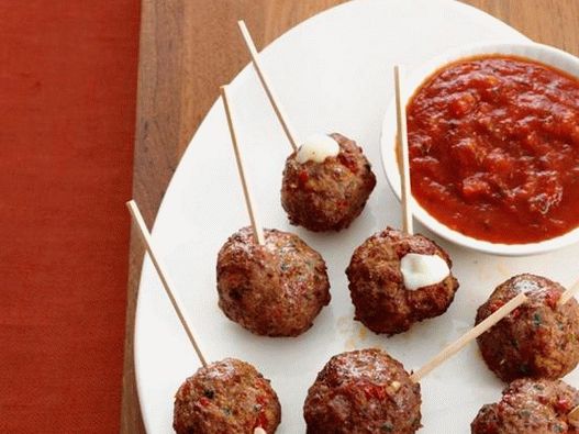 Meatballs a la pizza