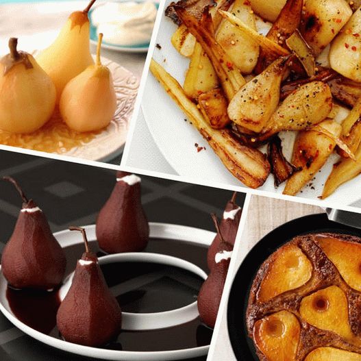 Photo Recipes of dishes with seasonal pears