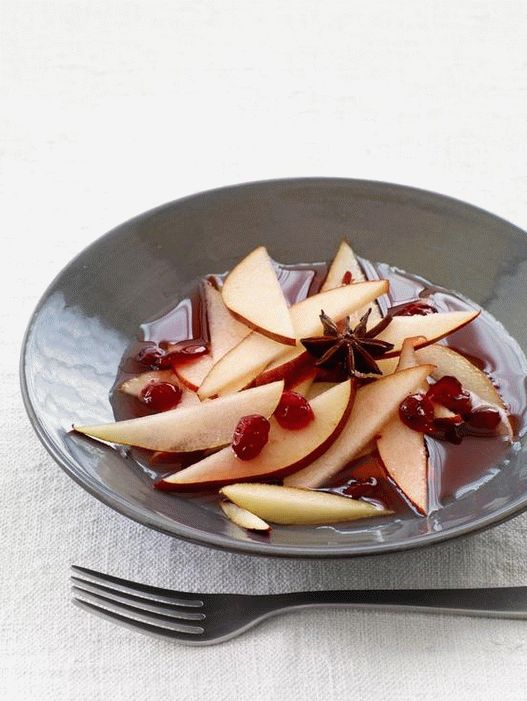 Photo of the dish - Pear in star anise syrup