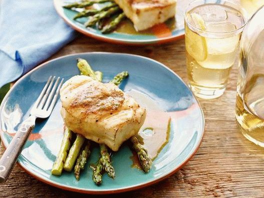 Photo - Grilled halibut with barbecue oil