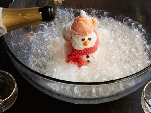 Punch with a snowman