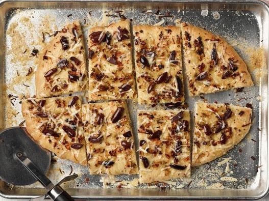 Focaccia with olives