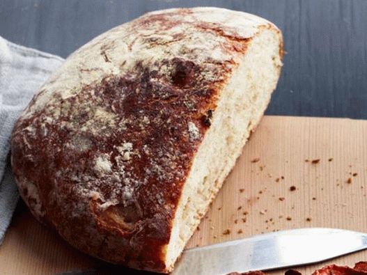 Peasant bread without a batch